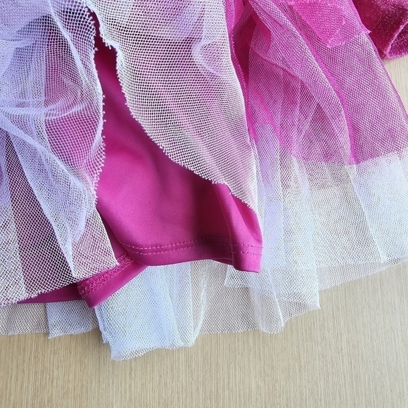 Youngland Dress with Layered Tulle Skirt and Sparkle Knit Top, Size 3T - Picture 5 of 10